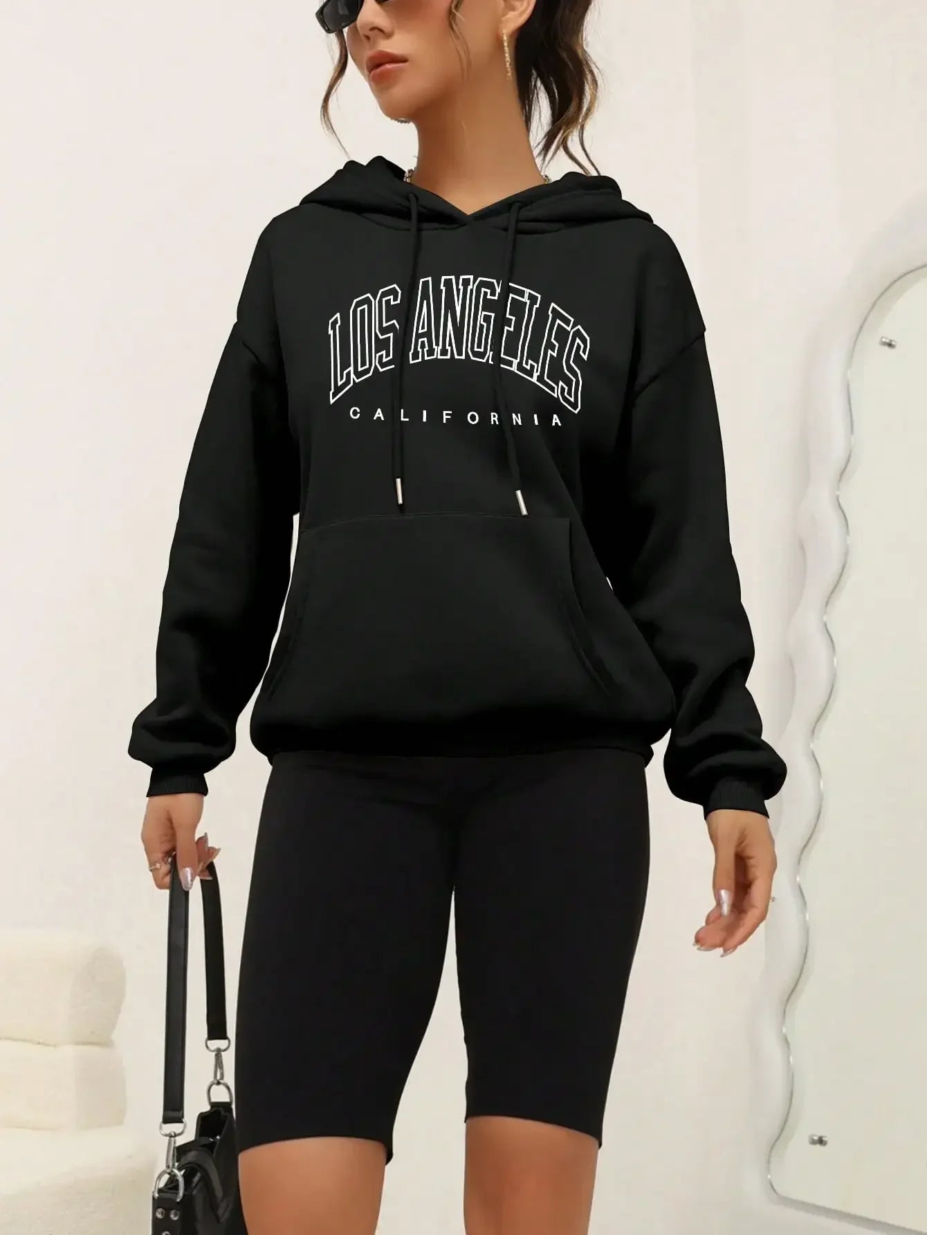 Los Angeles Woman Oversized Hoodie