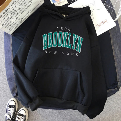 Brooklyn New York Damen Kapuzenpullover