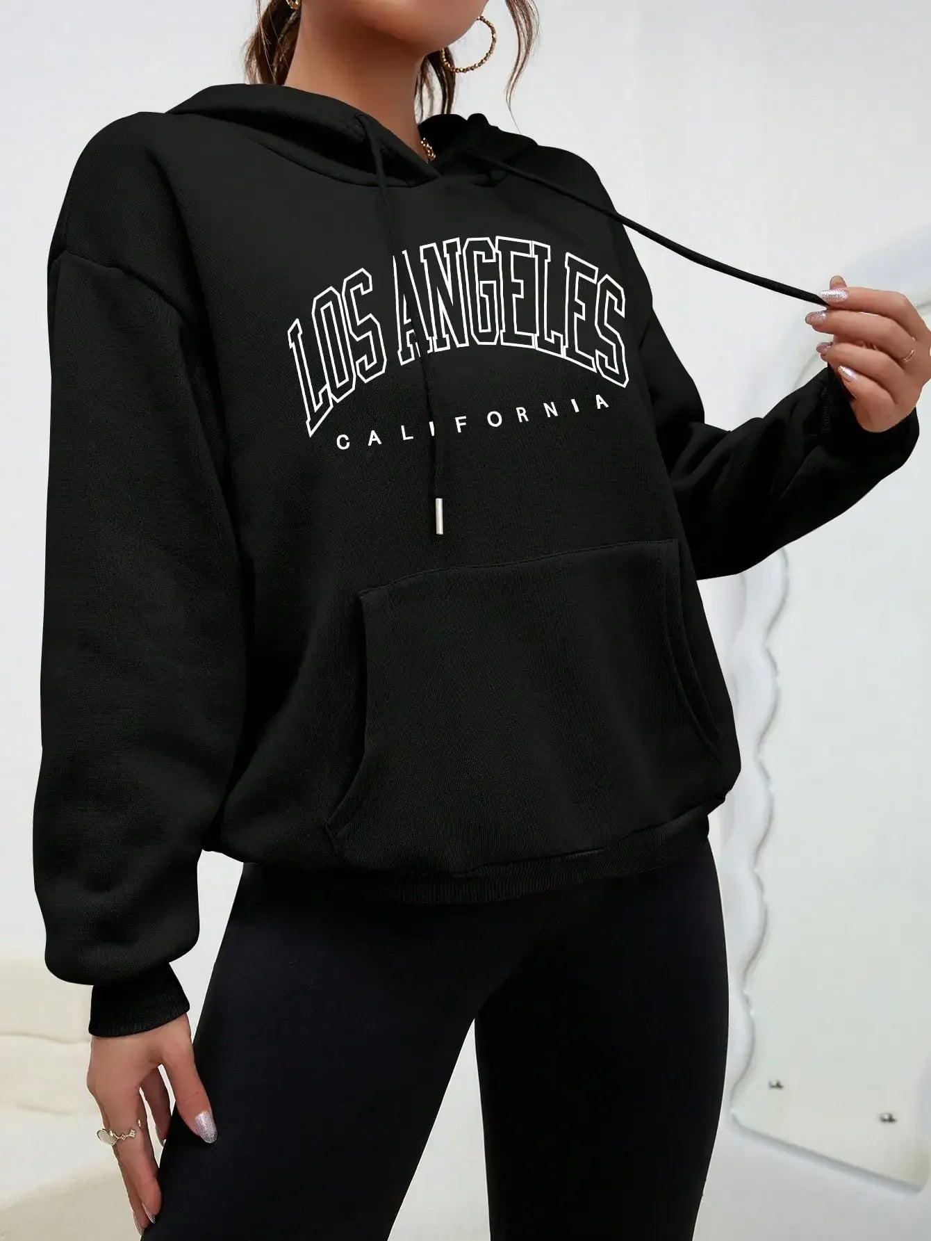 Los Angeles Woman Oversized Hoodie