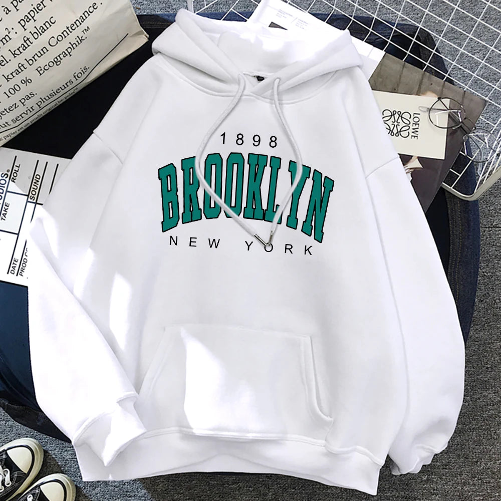 Brooklyn New York Damen Kapuzenpullover