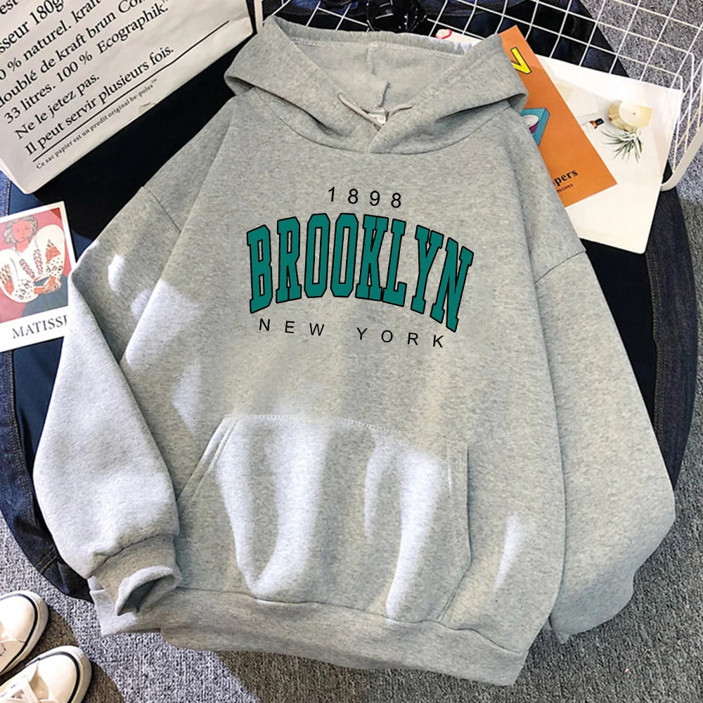 Brooklyn New York Damen Kapuzenpullover