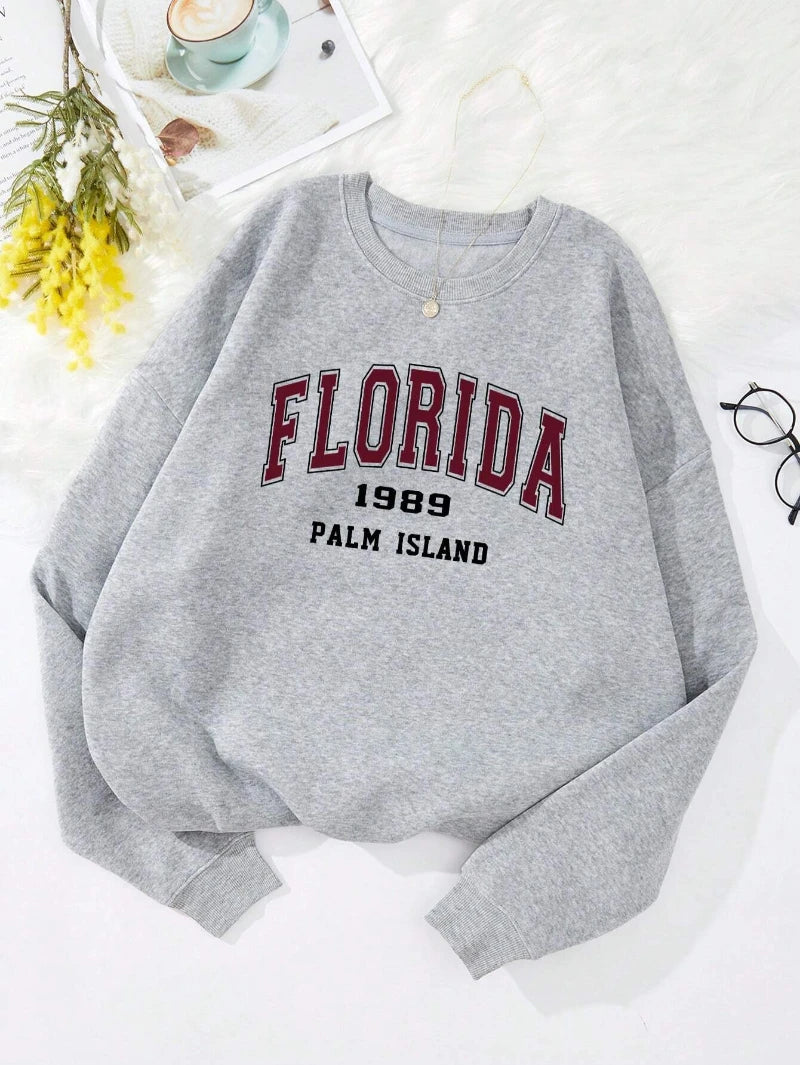 Chicago USA Casual Women Sweatshirts