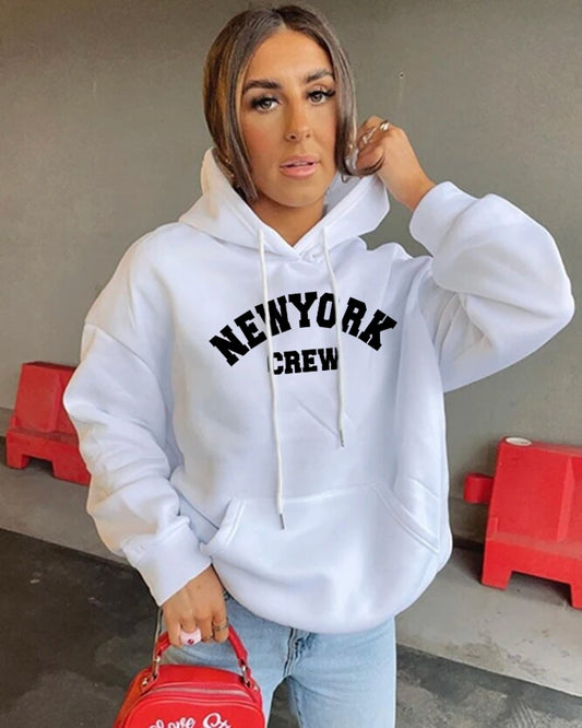 New York Women Oversized Hoodie