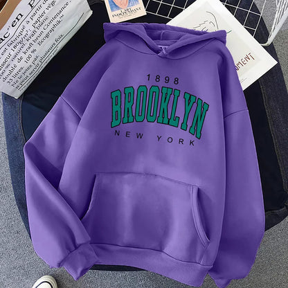 Brooklyn New York Damen Kapuzenpullover