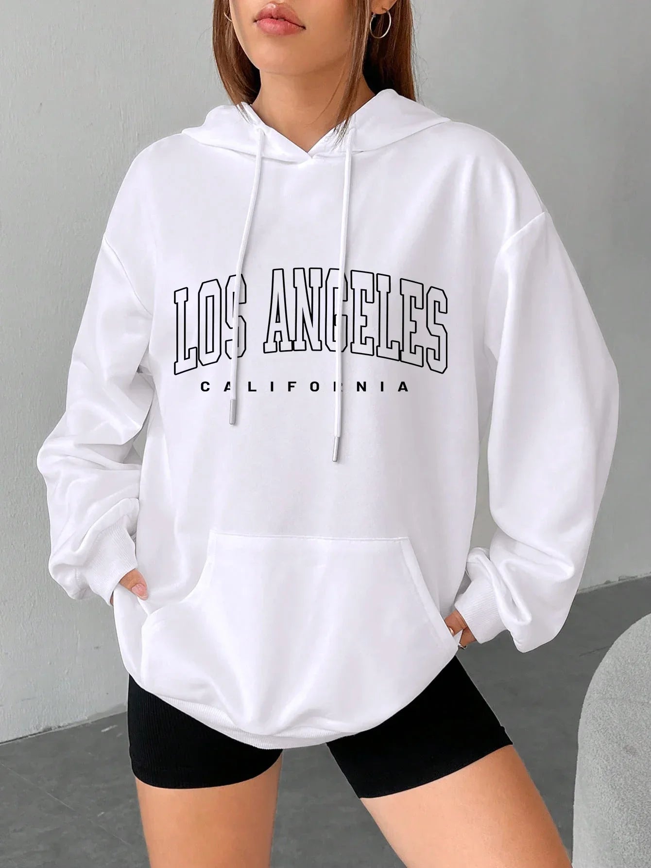 Los Angeles Woman Oversized Hoodie