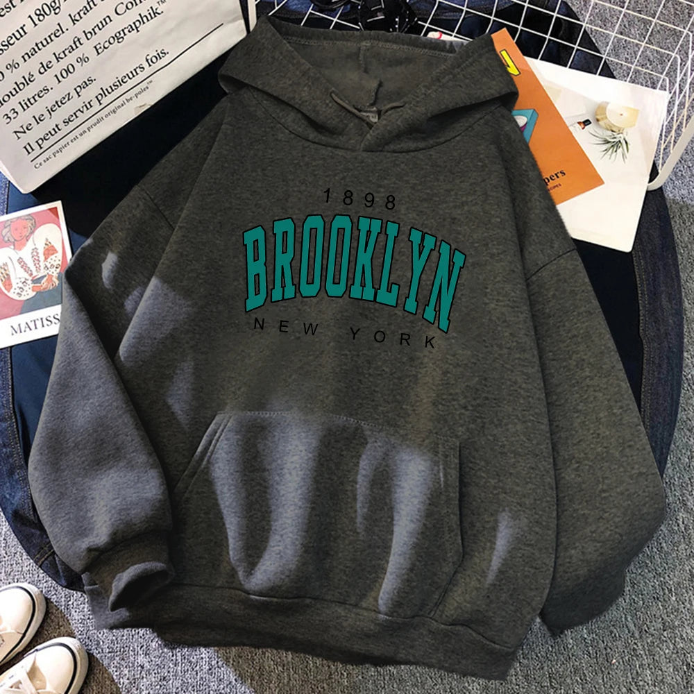 Brooklyn New York Damen Kapuzenpullover