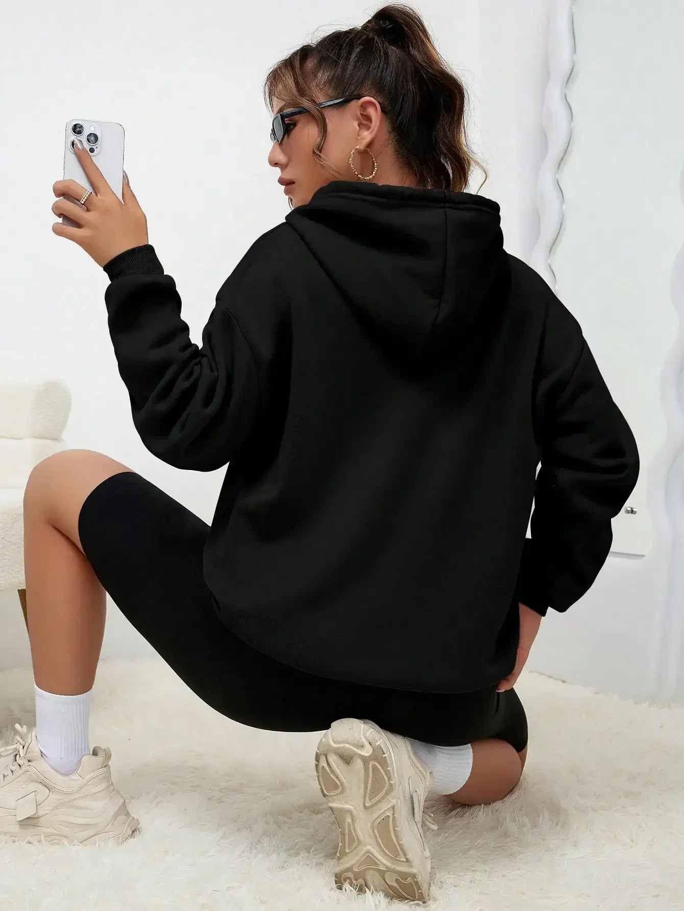 Los Angeles Woman Oversized Hoodie